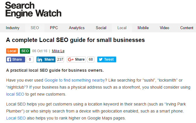 A complete local SEO guide for small businesses